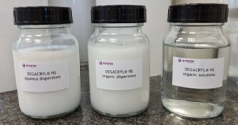DEGACRYL® HS organic solutions and aqueous dispersions